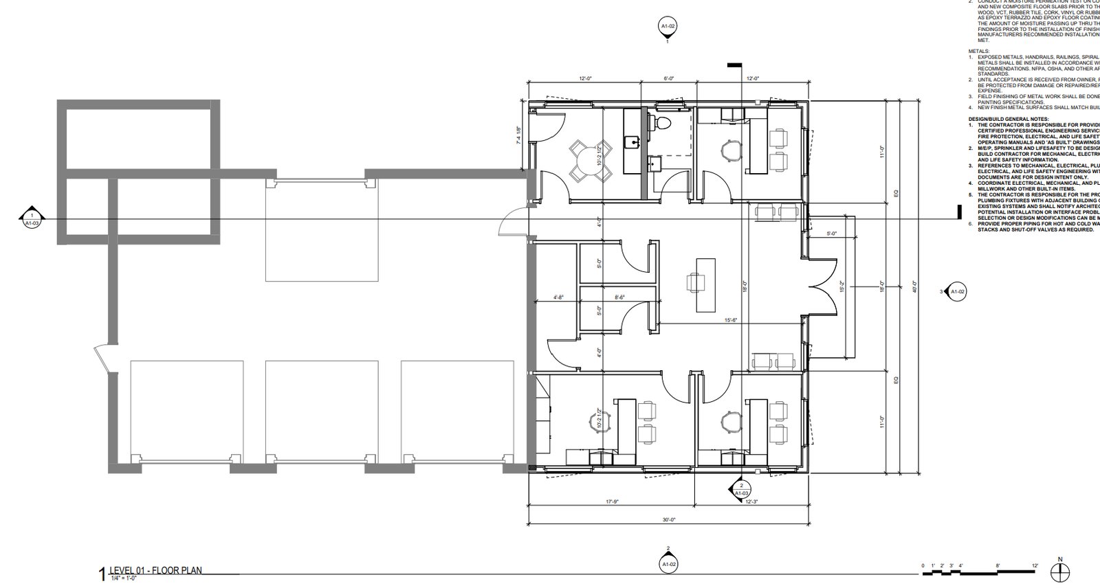 Floor plan of the Apex Office.
