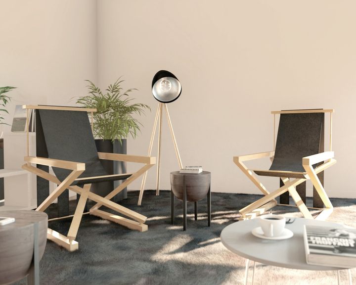 The Usonian Chair. Design No. UF-401.