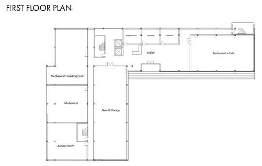 First floor plan.