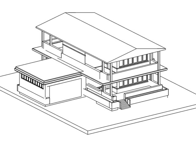 The Vanderbilt exploded axonometric