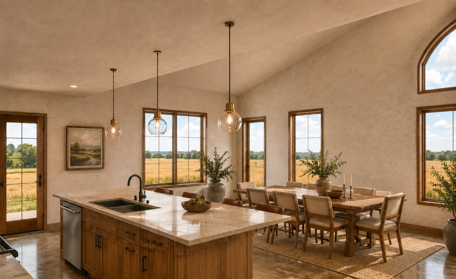 The kitchen.
