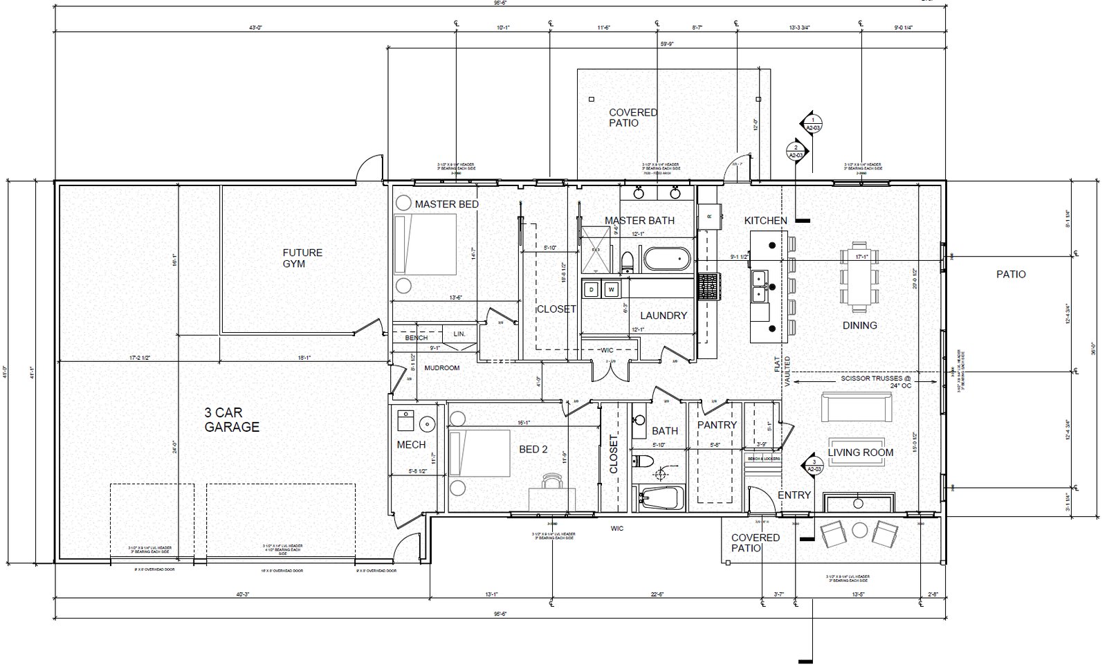 First floor plan of the Howen.