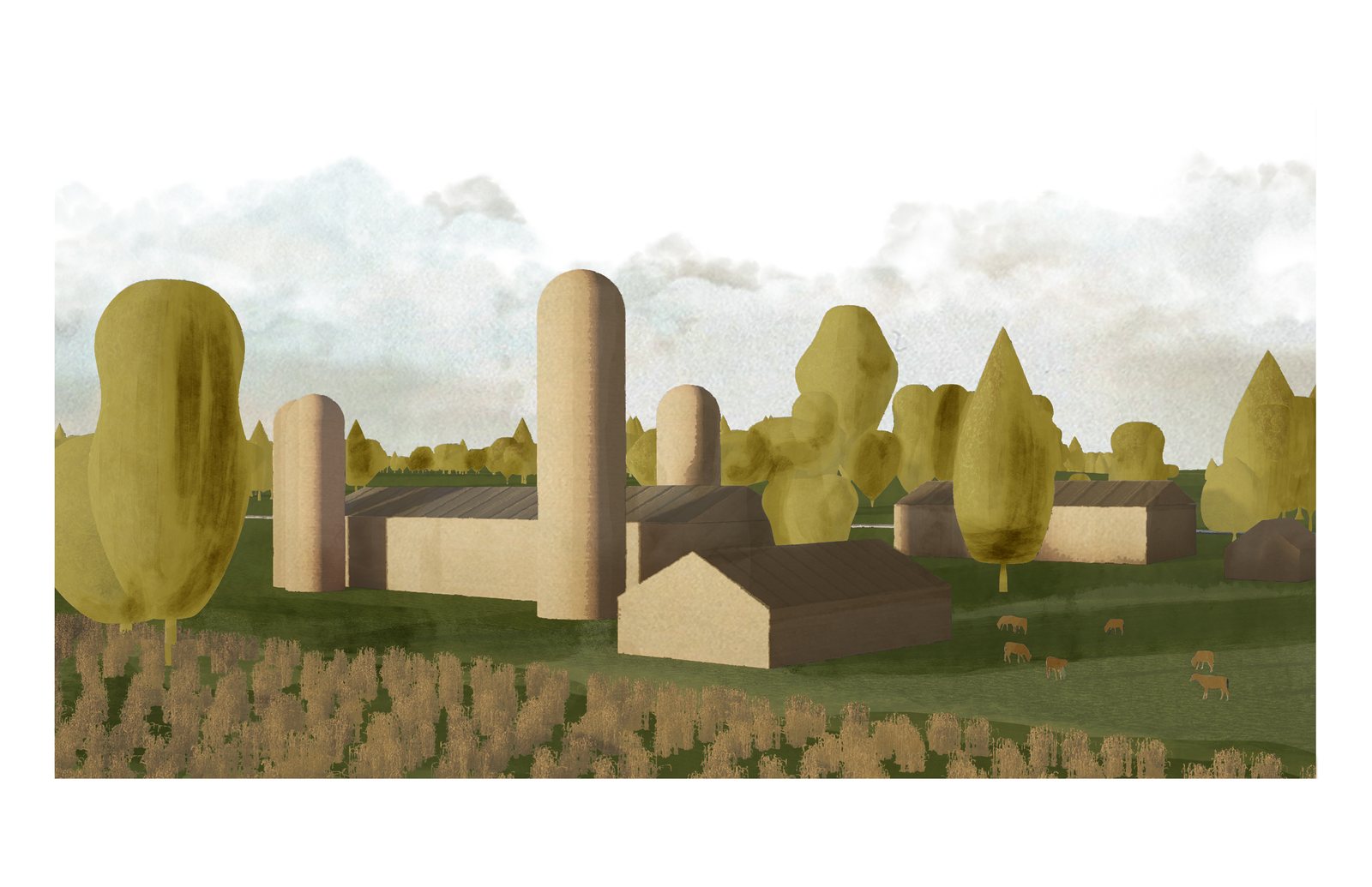 The farmstead.