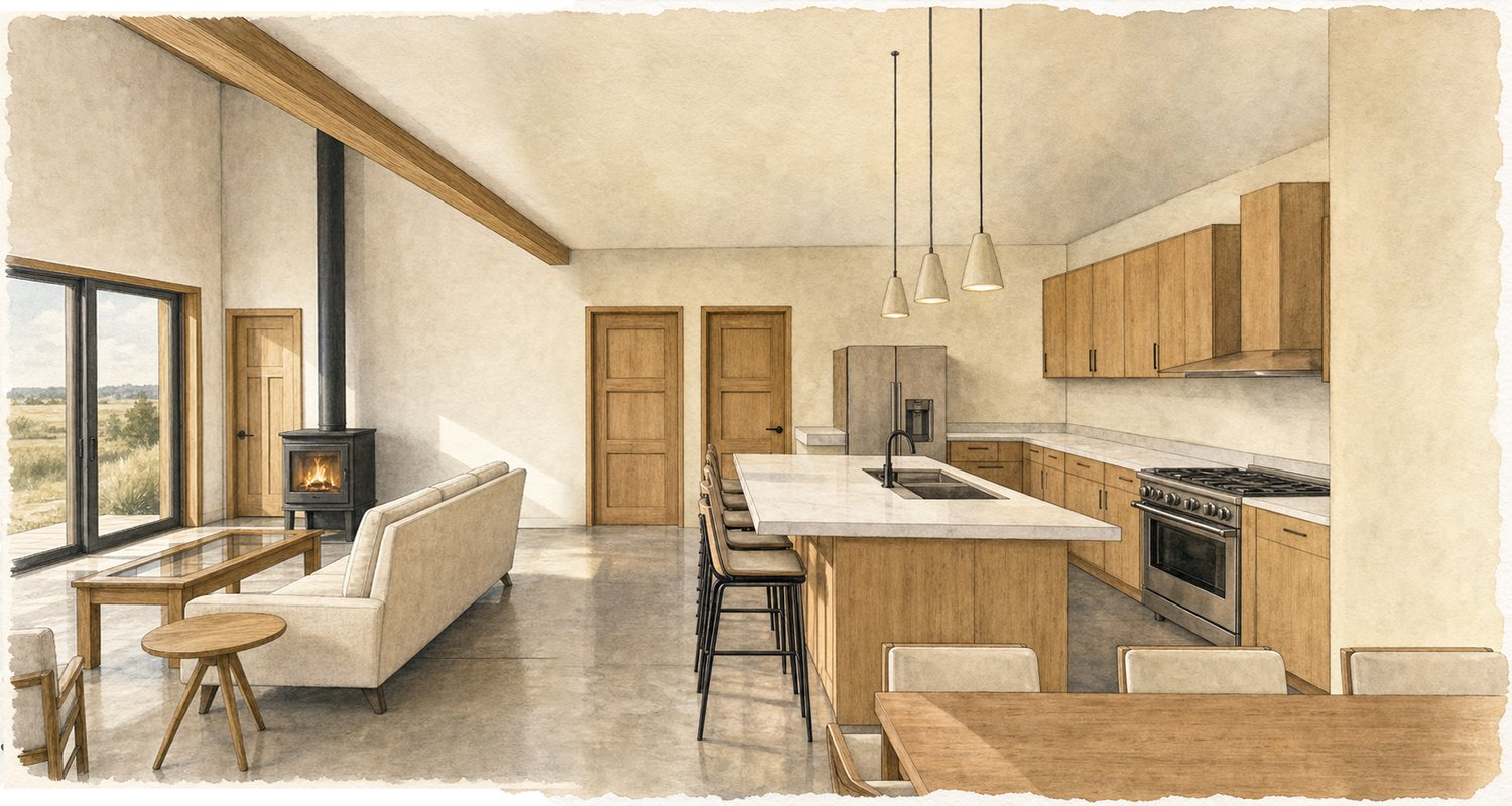 The kitchen.