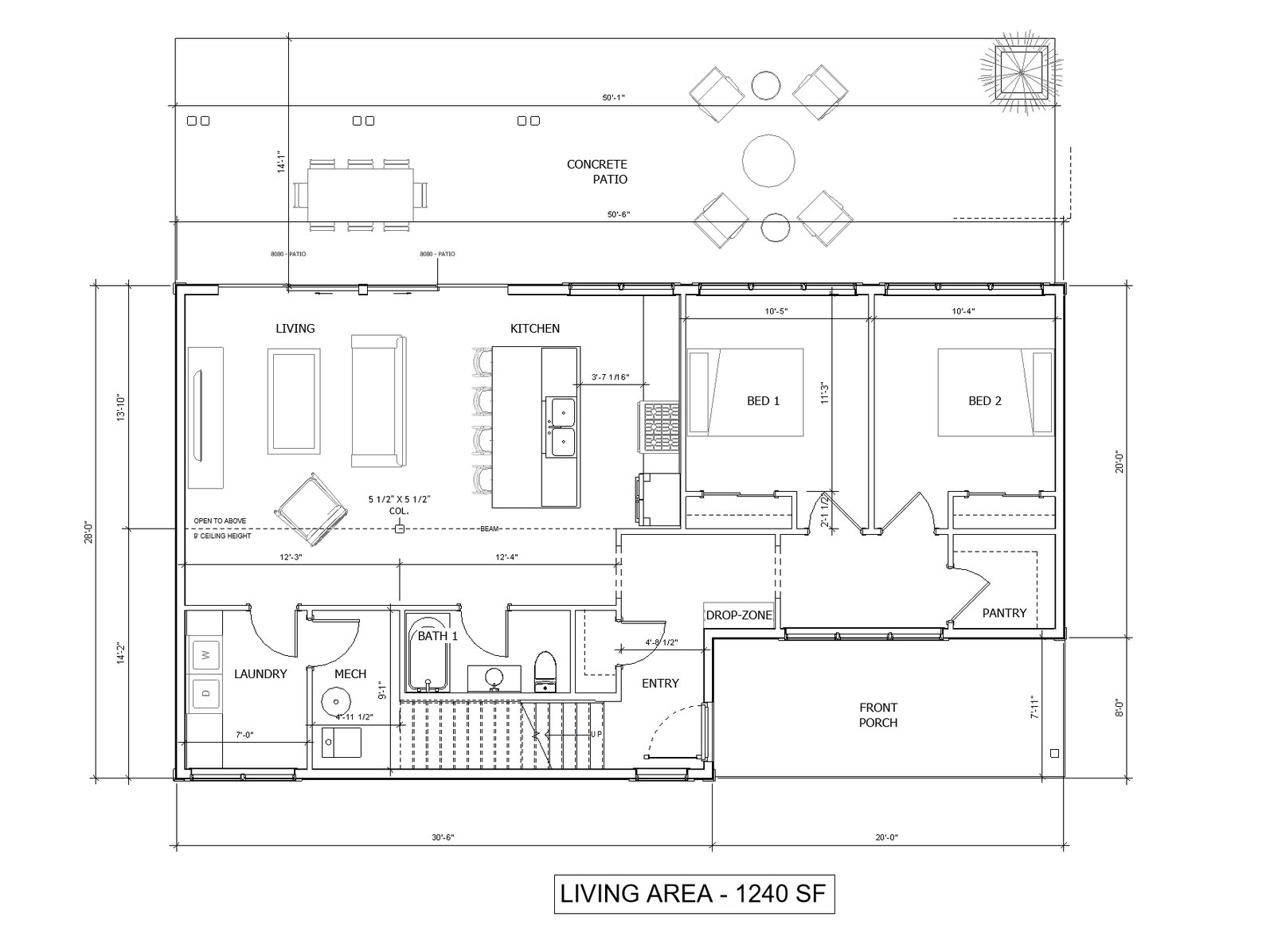 Floor plan of the Schulke.