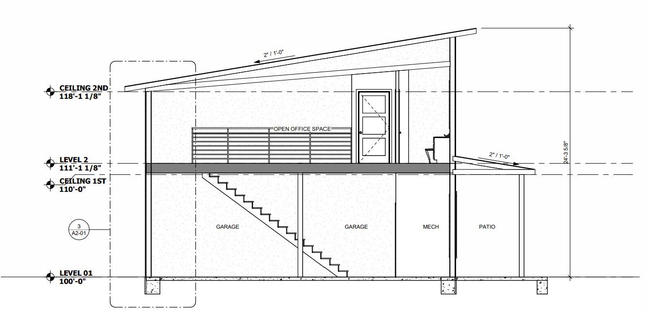 Building section, boats below, bunks above.