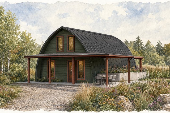 The Shell Loft. Plan No. UA-204.